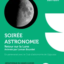 Soirée astronomie à la Médiathèque de Cahors