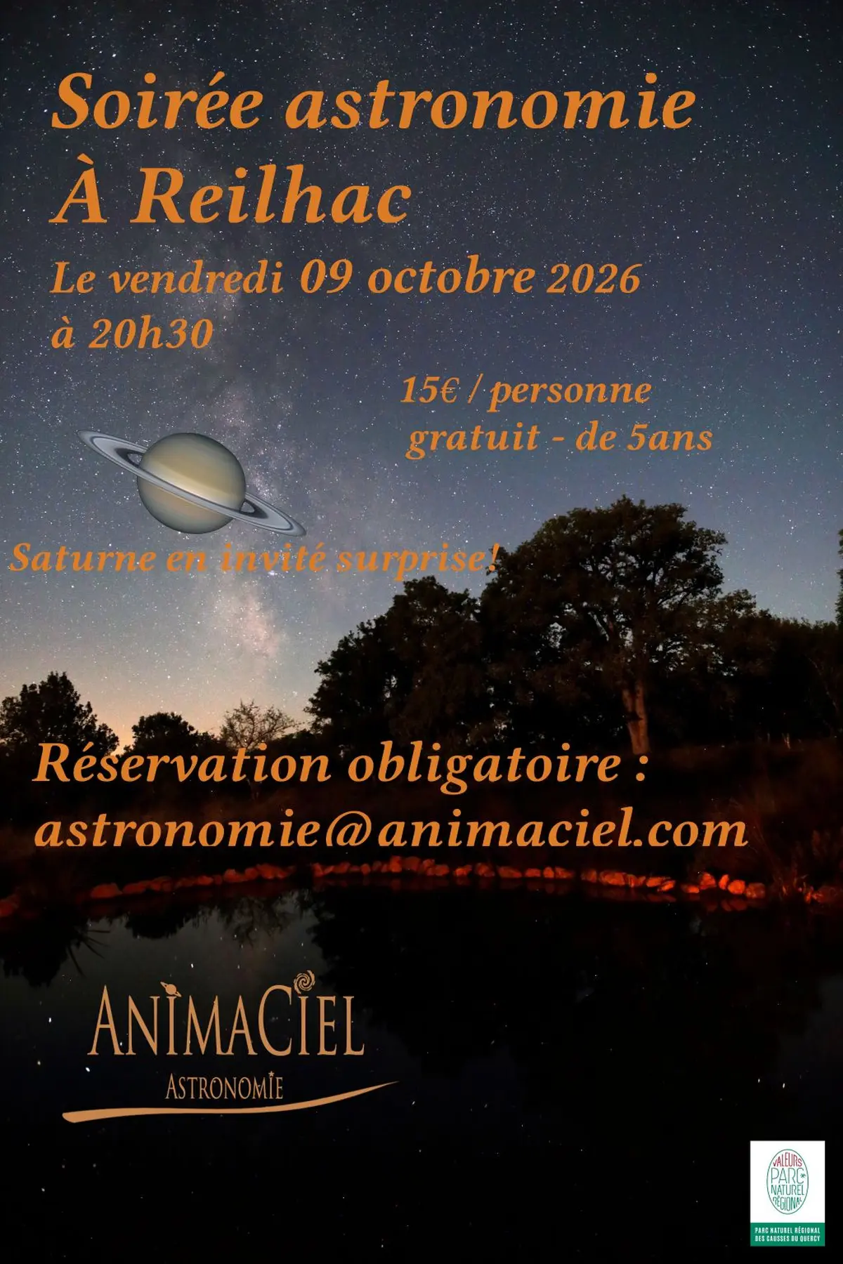 Soirée astronomie à Reilhac