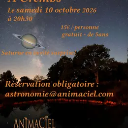 Soirée astronomie avec Animaciel