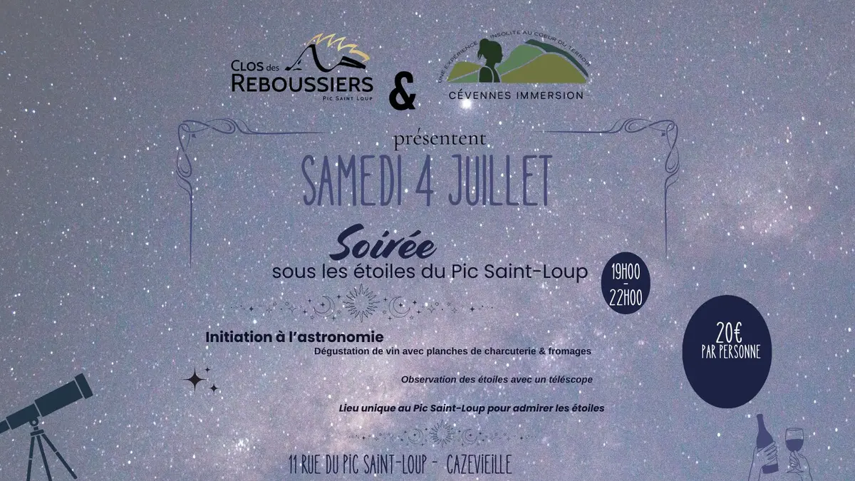 Soirée Astronomie & Vins
