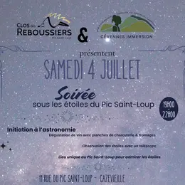 Soirée Astronomie & Vins