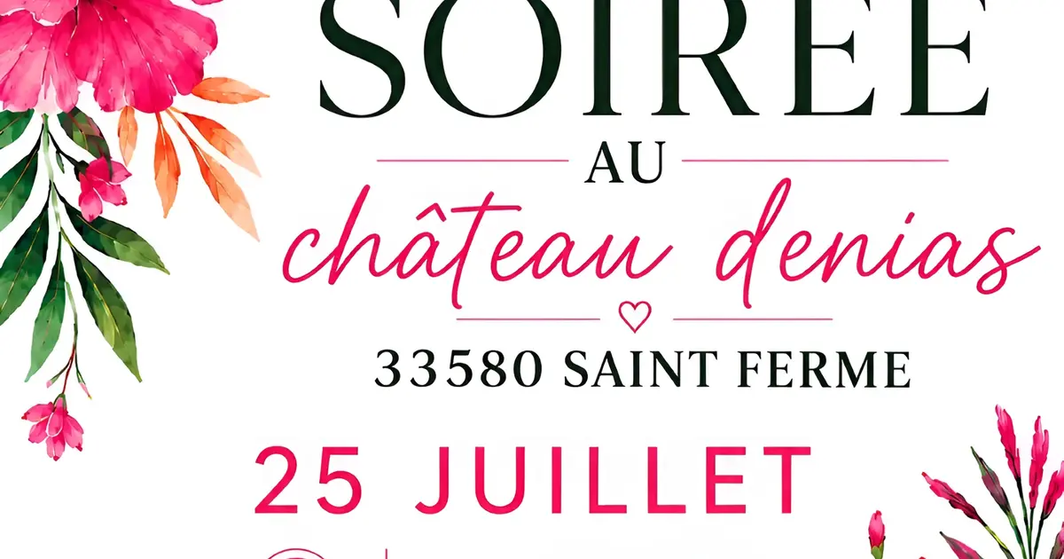 Soirée au Château Denias