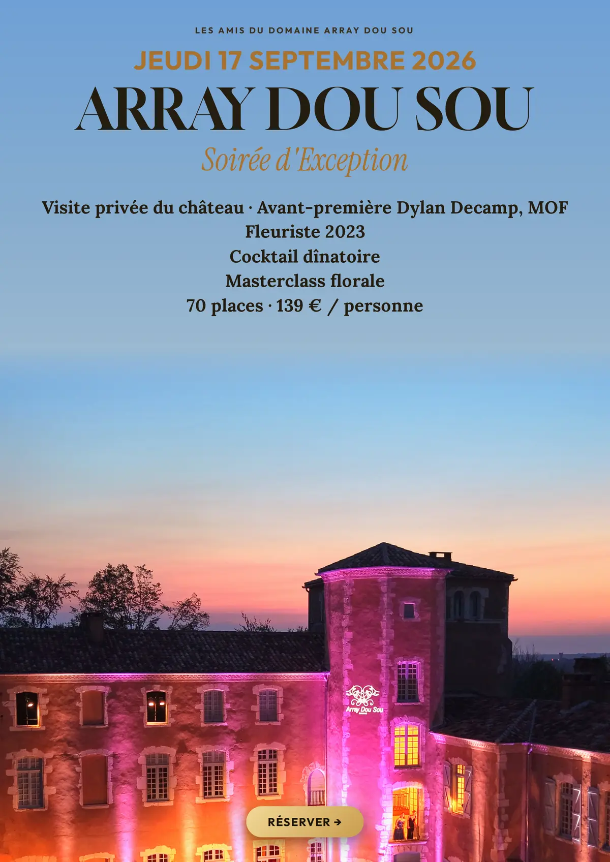 Soirée au Domaine Array Dou Sou
