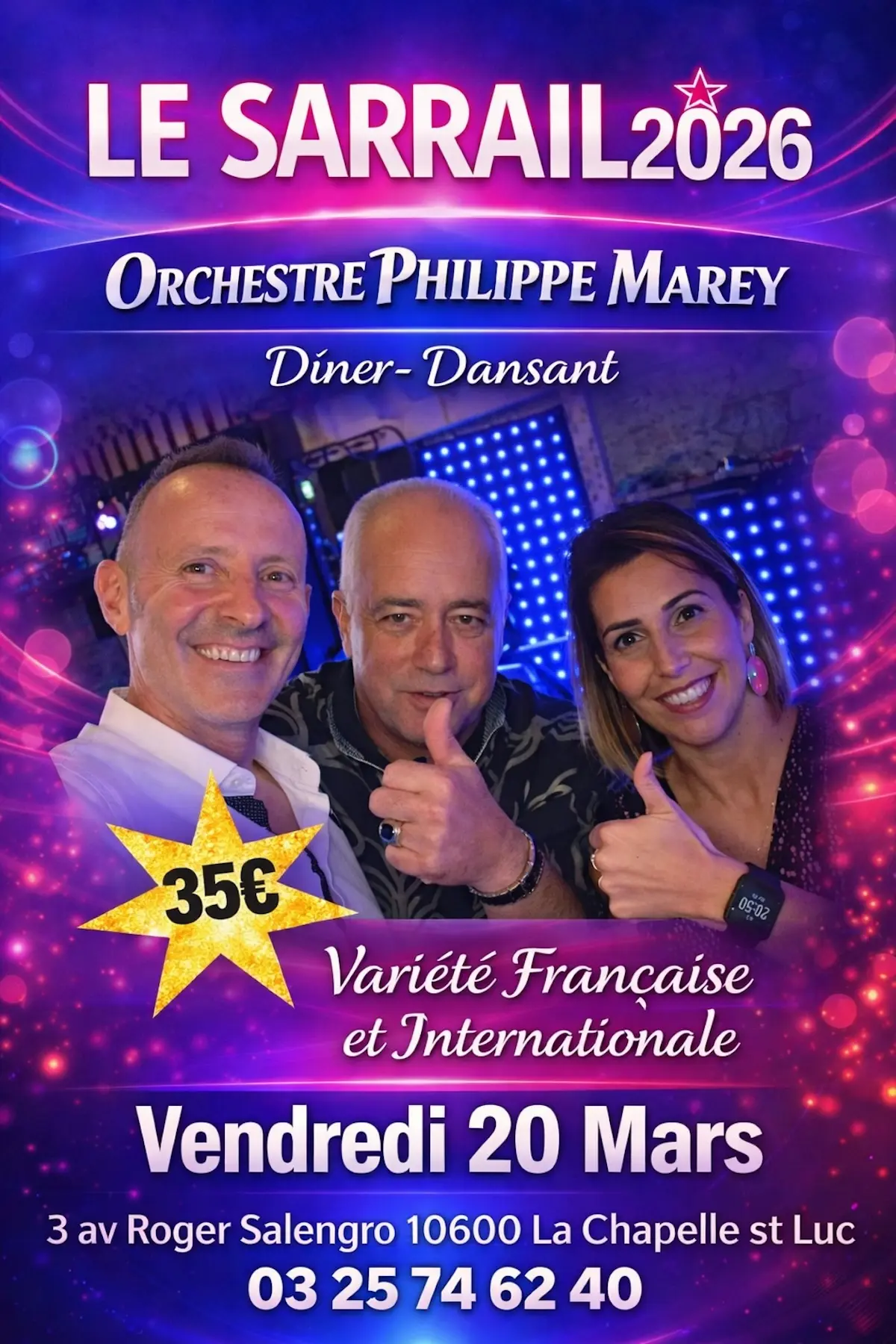 Soirée avec l'orchestre Philippe Marey