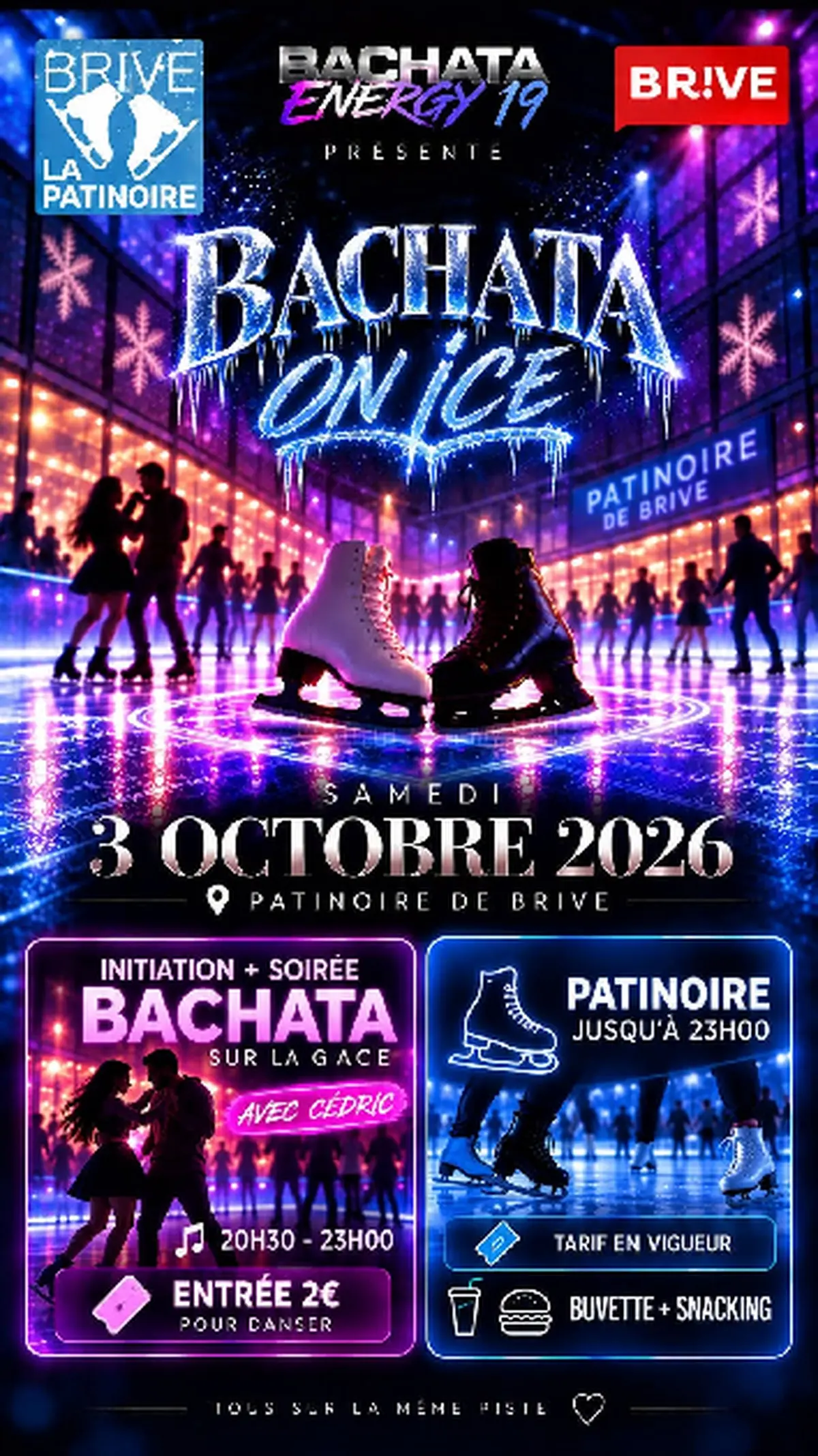 Soirée bachata on ice (Patinoire Municipale Brive)