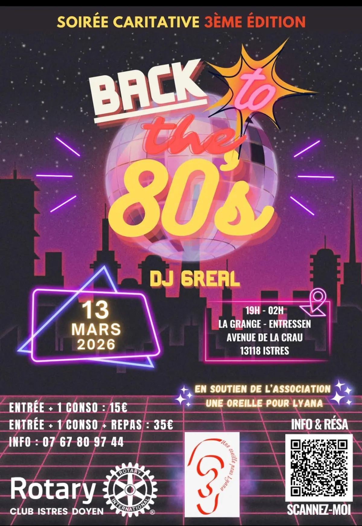 Soirée Back to 80's