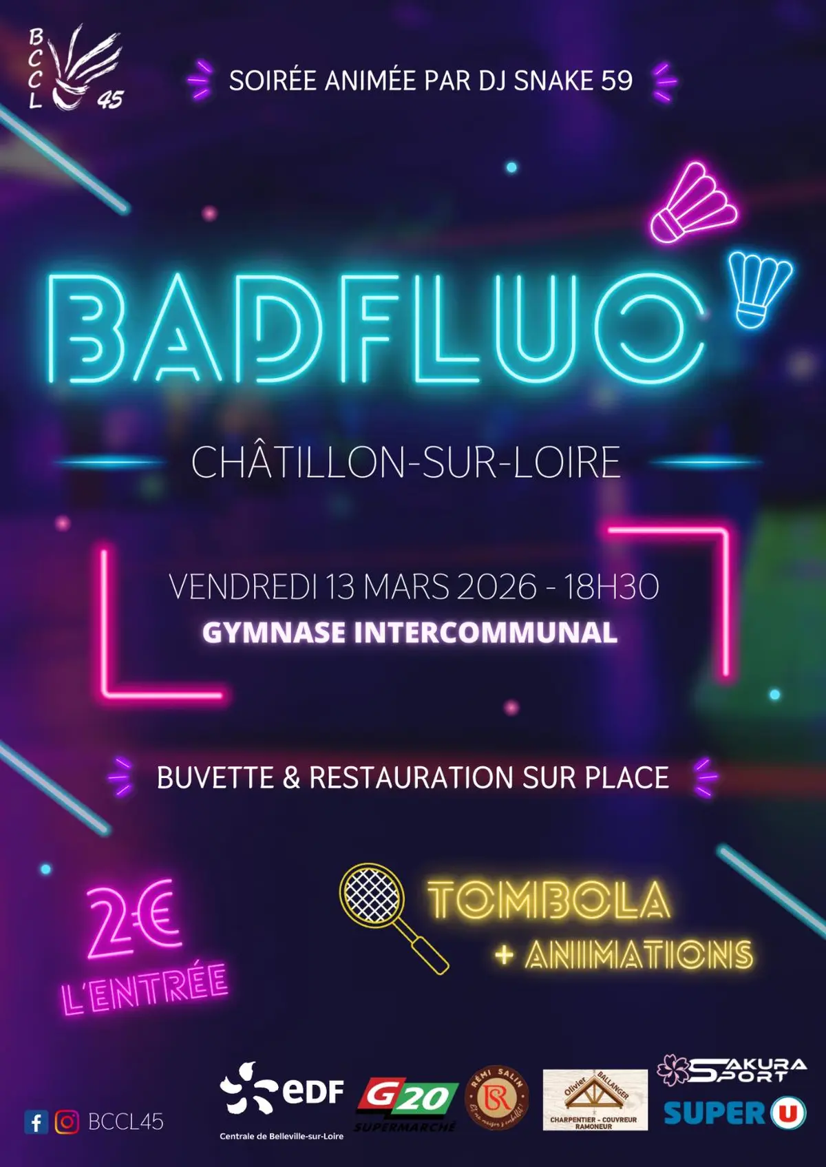 Soirée BADFLUO