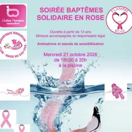 Soirée baptêmes solidaire en rose
