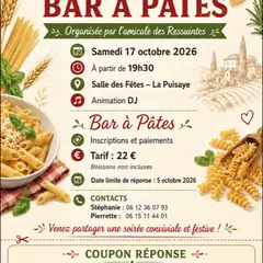 Soirée - Bar à Pâtes