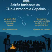 Soirée barbecue du club d'astronomie capelain