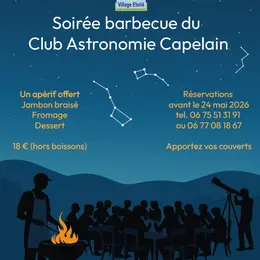 Soirée barbecue du club d'astronomie capelain