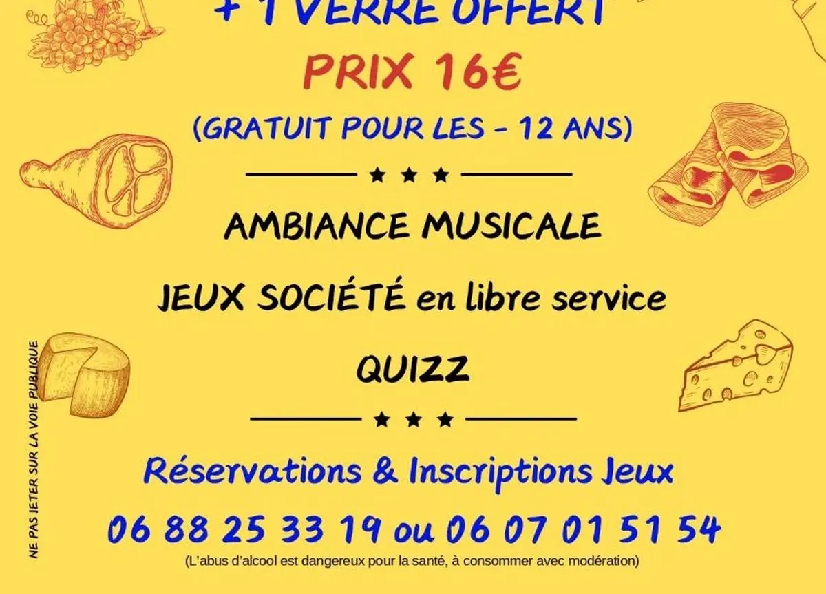 Soirée Beaujolais buffet à volonté