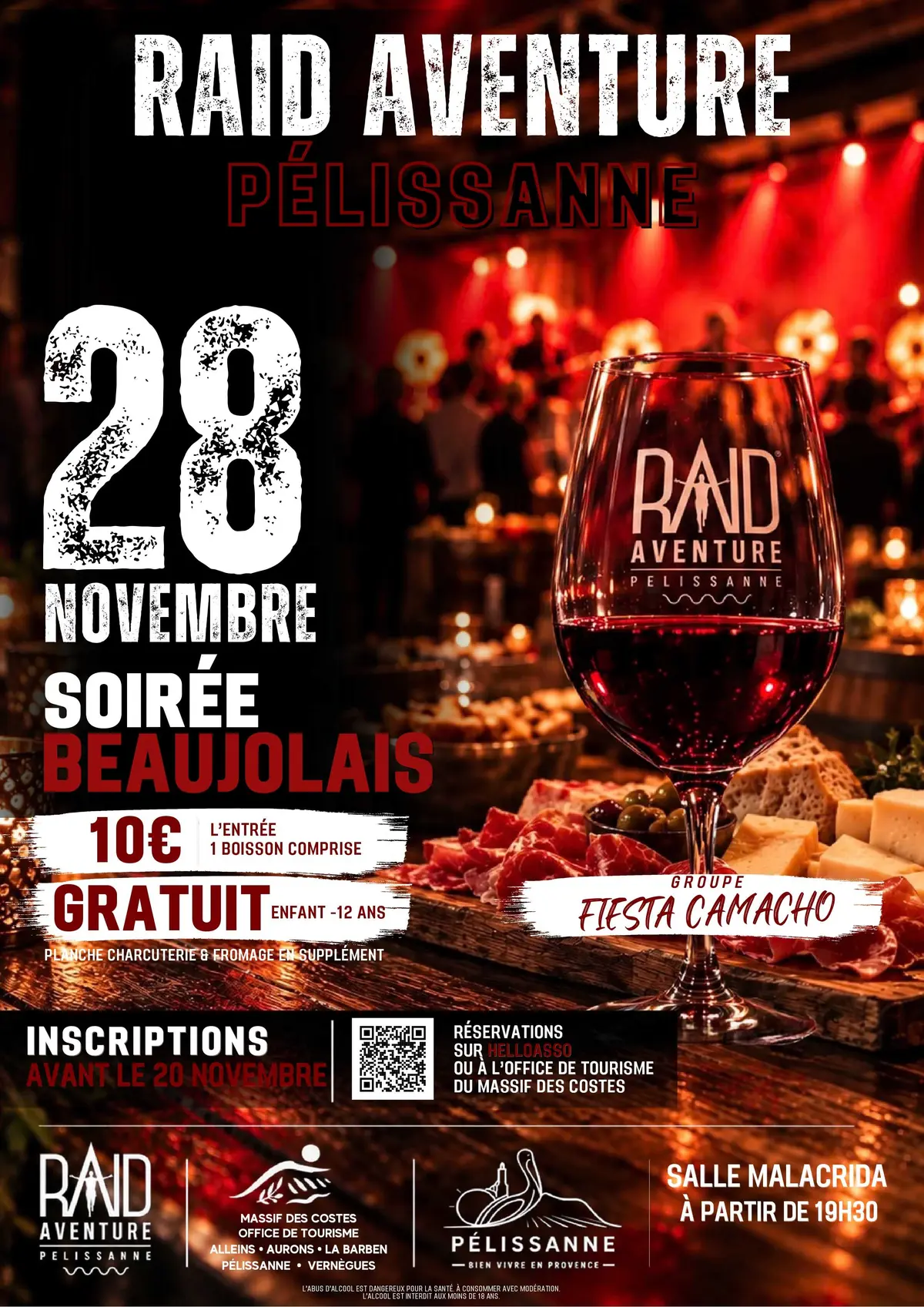 Soirée Beaujolais du RAID Aventure