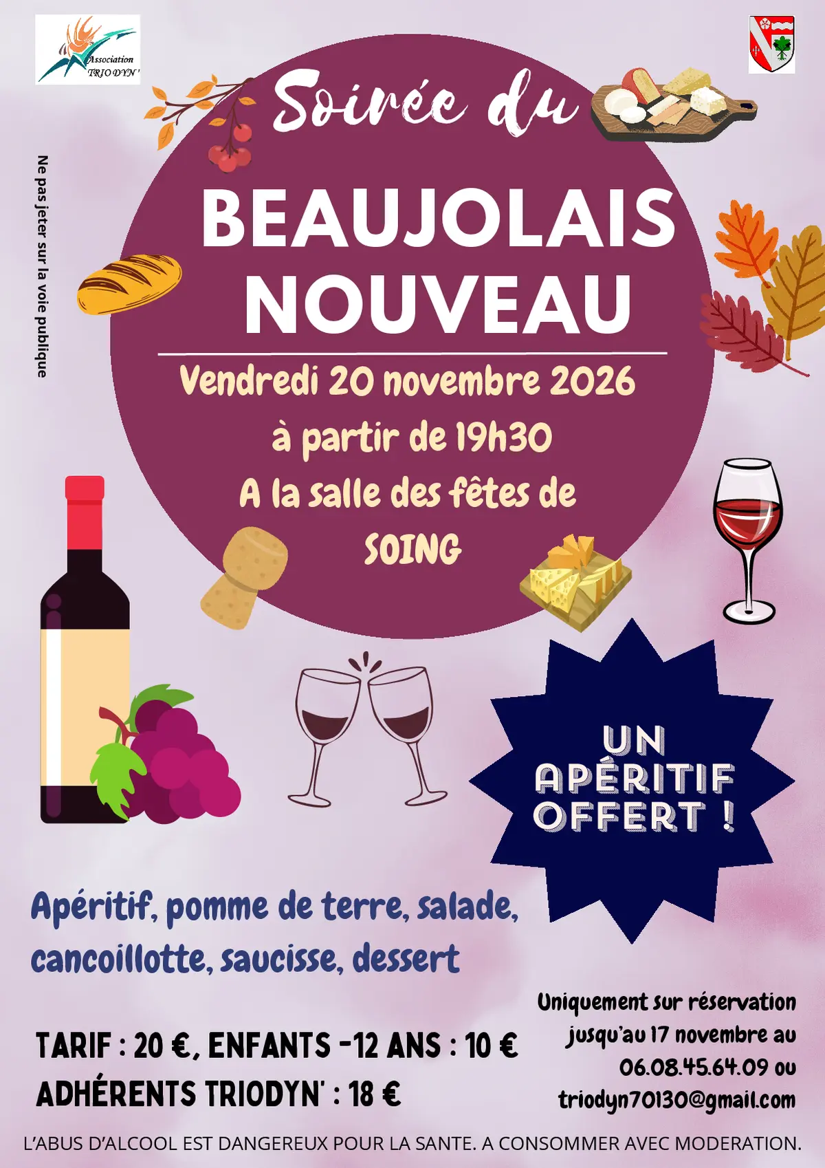 Soiree Beaujolais Nouveau