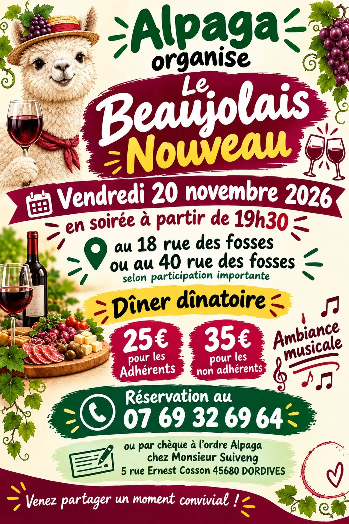 Soirée Beaujolais nouveau