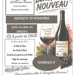 Soirée BEAUJOLAIS NOUVEAU