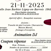 Soirée Beaujolais Nouveau