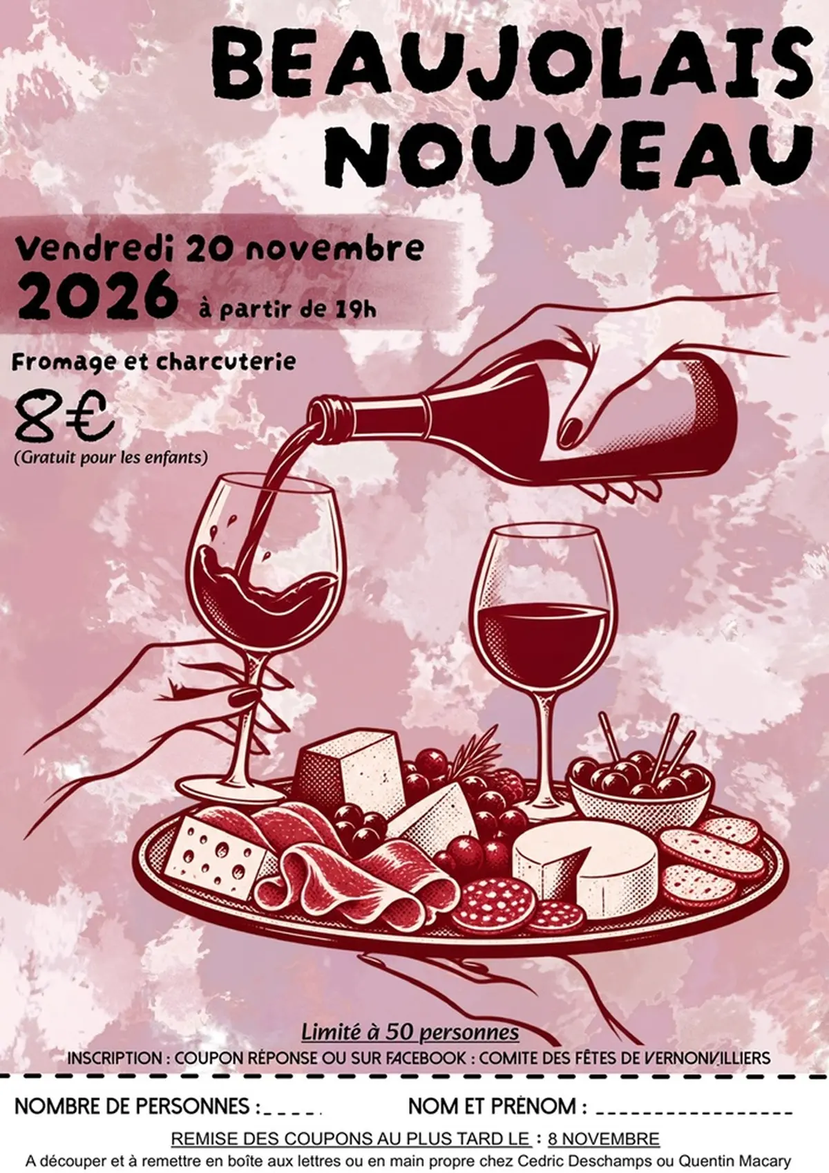 Soirée Beaujolais Nouveau à Vernonvilliers