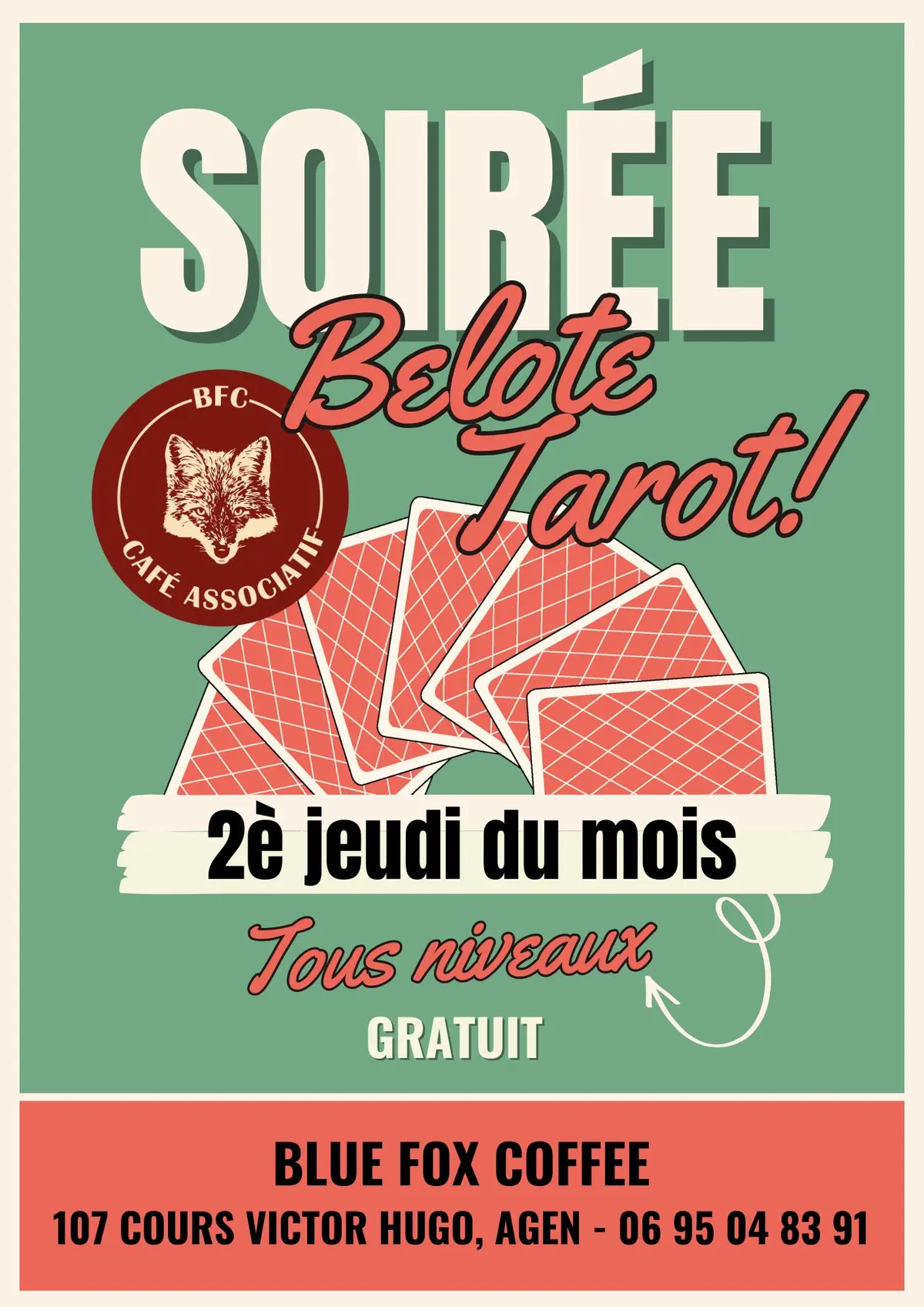 Soirée belote et tarot