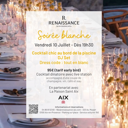 Soirée Blanche à l'Hôtel Renaissance
