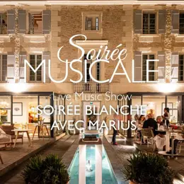 Soirée blanche à l'hôtel-restaurant 5* Le Saint-Rémy à Saint-Rémy-de-Provence