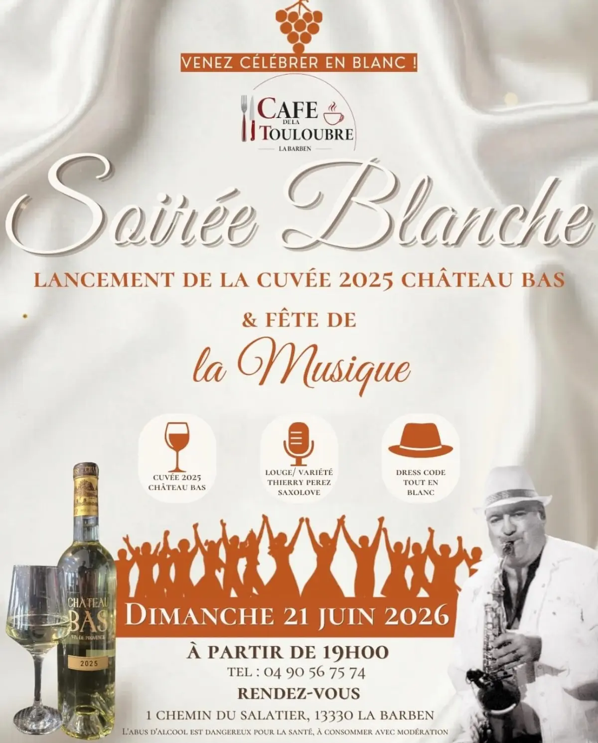 Soirée Blanche à la Touloubre