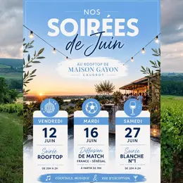 Soirée Blanche au château Gayon