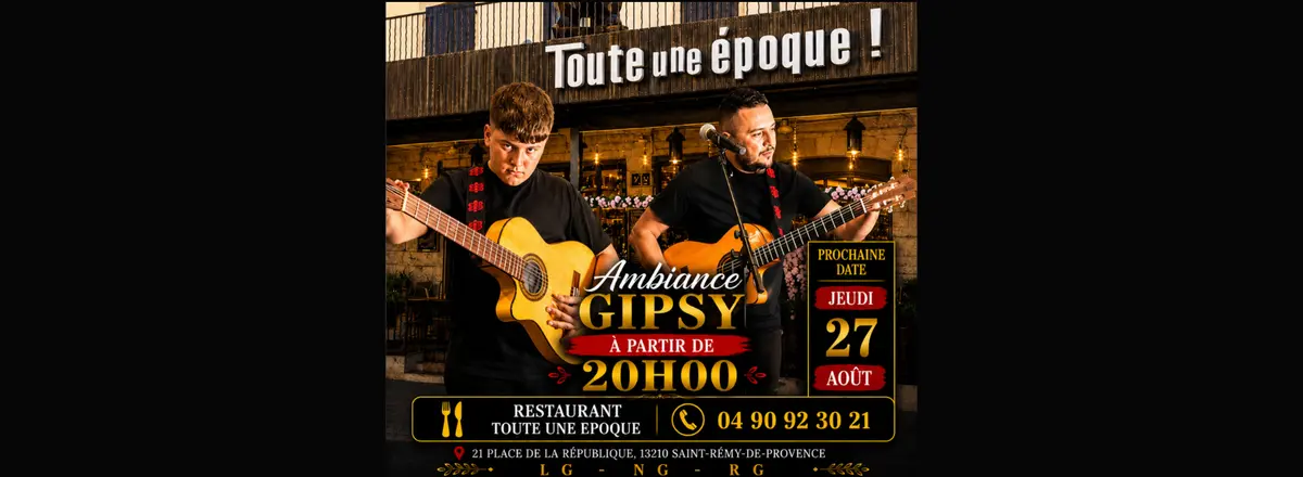 Soirée blanche au restaurant Toute une époque ! à Saint-Rémy-de-Provence
