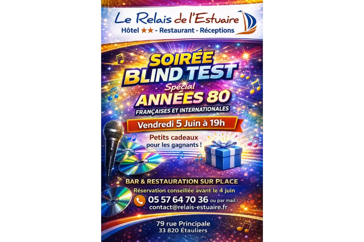 Soirée Blind Test au relais de l'estuaire