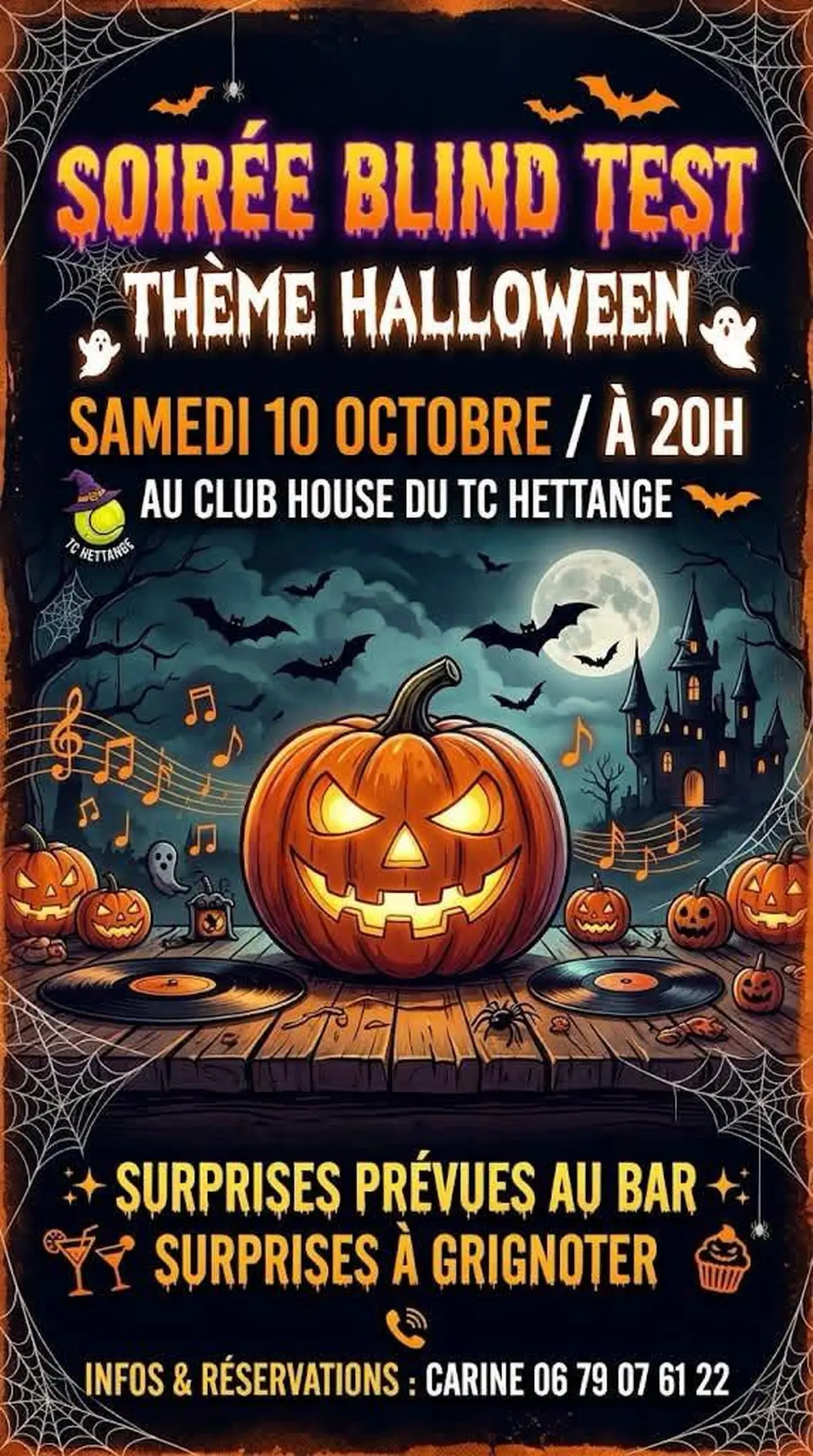 Soirée blind test Spécial Halloween