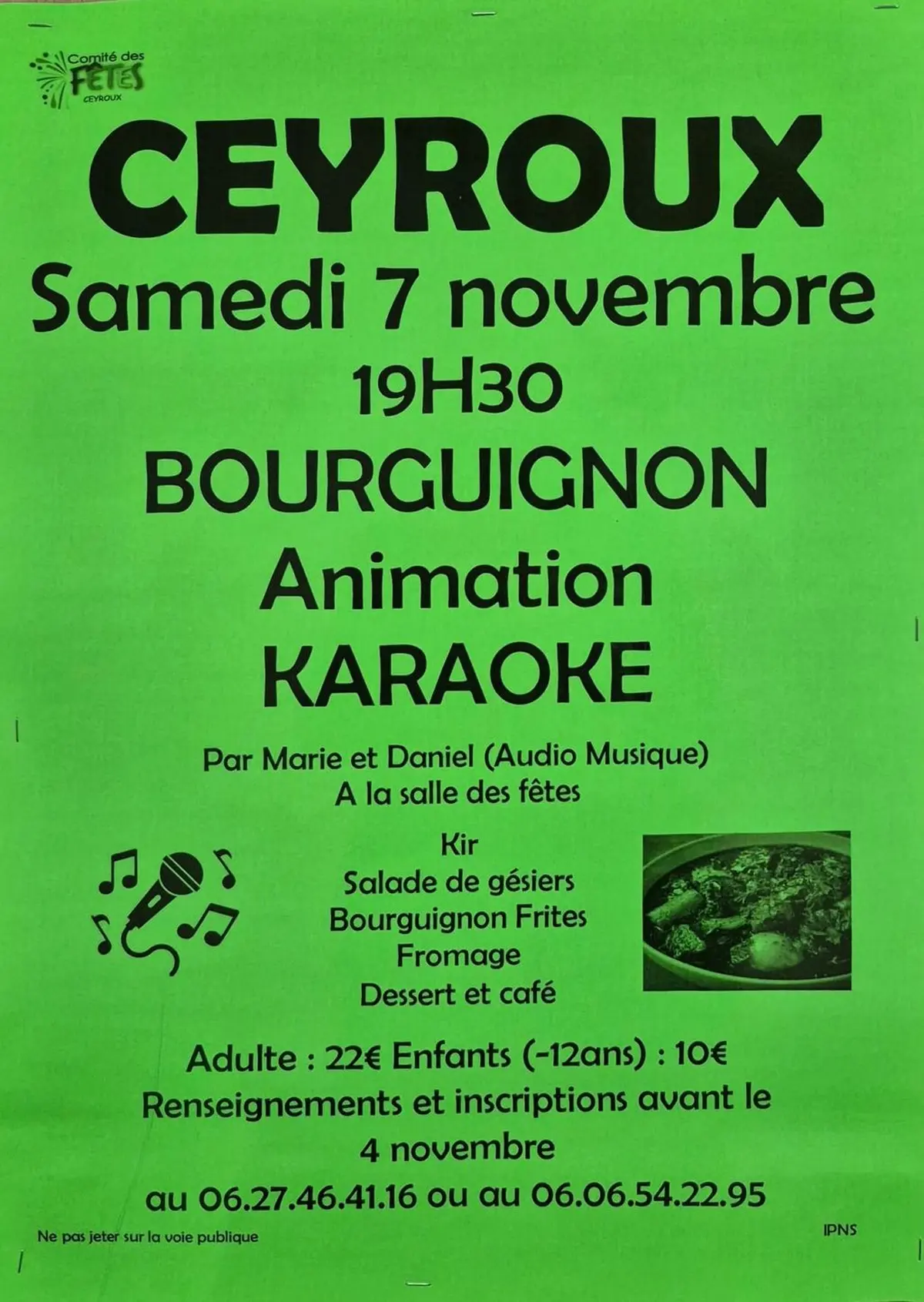 Soirée Bourguignon