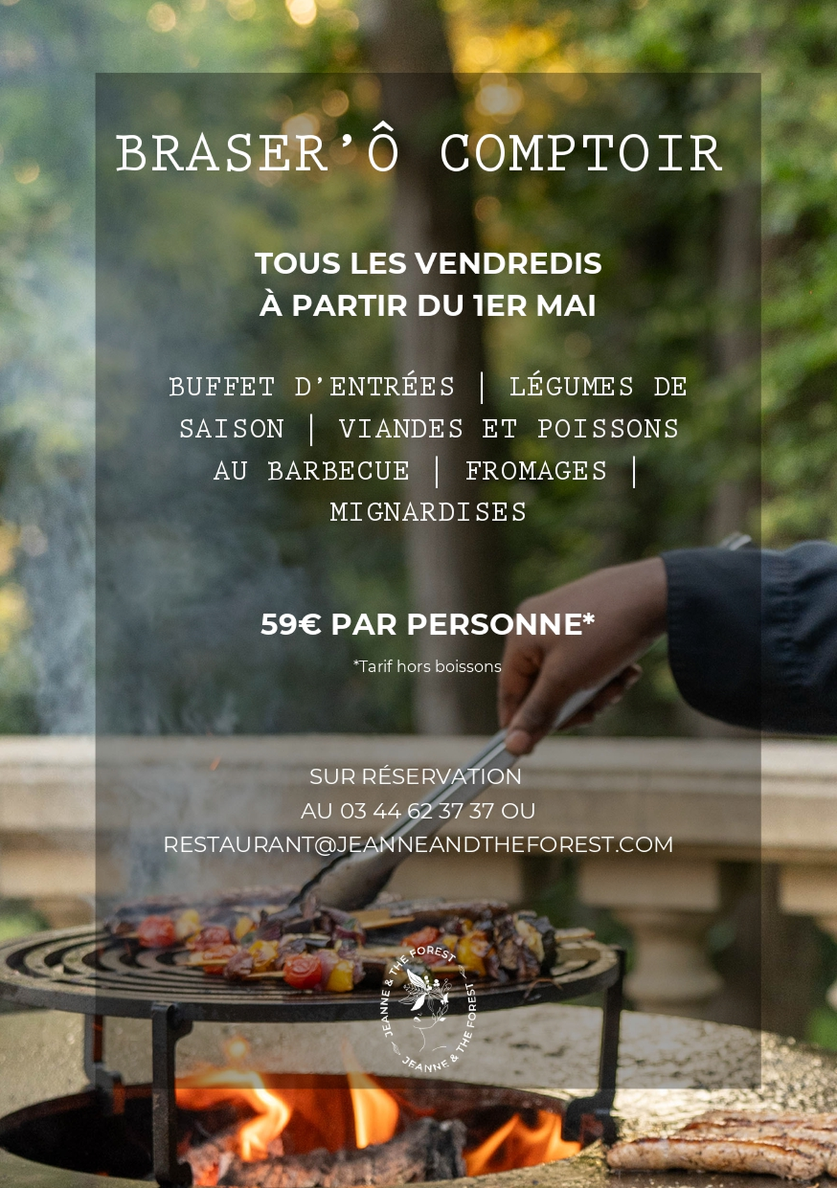 Soirée Brasero'Comptoir au Château Jeanne & The Forest
