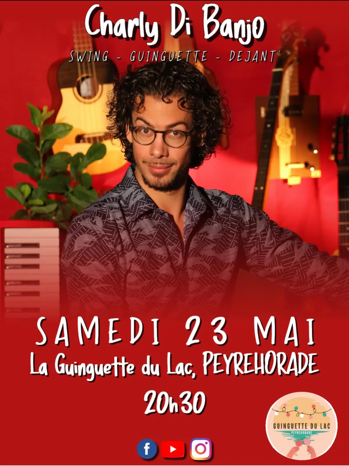 Soirée brasero et concert de Charly Di Banjo