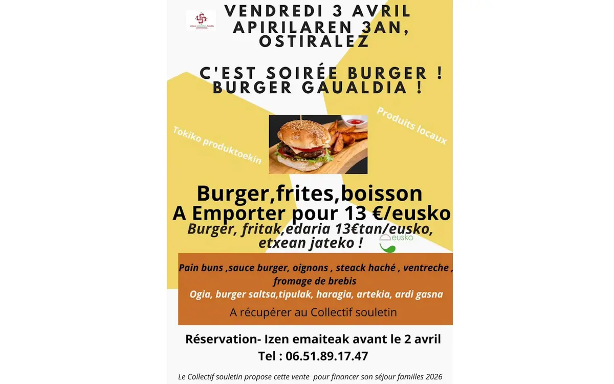 Soirée burger