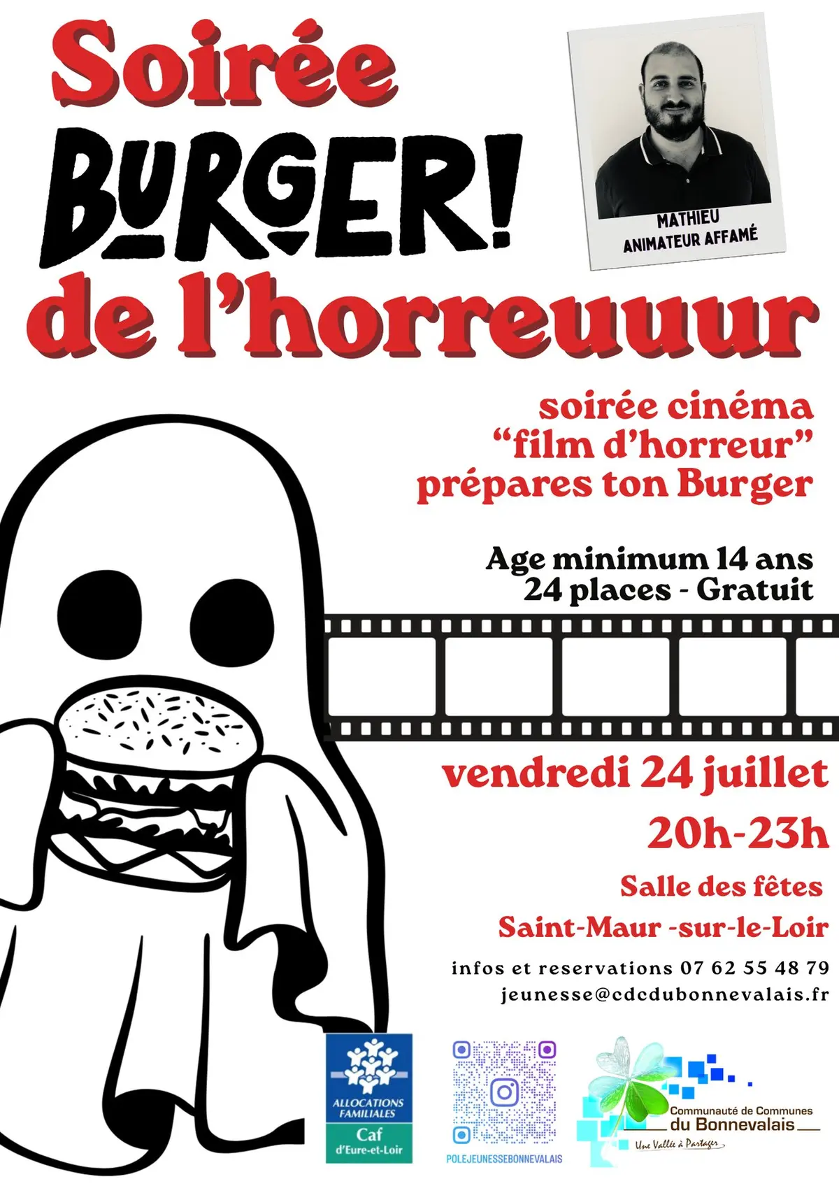 Soirée burger de l'horreur