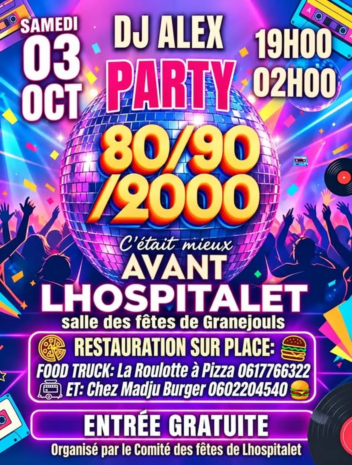 Soirée C'était mieux avant : années 80/90/2000 avec DJ ALEX