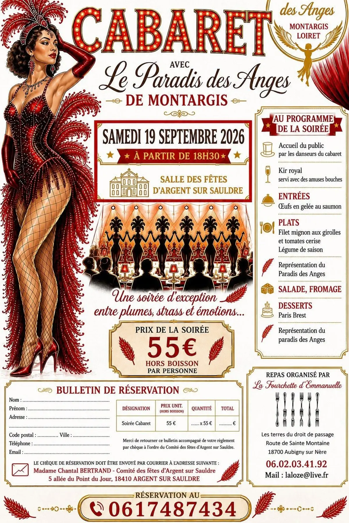 Soirée cabaret avec le Paradis des Anges