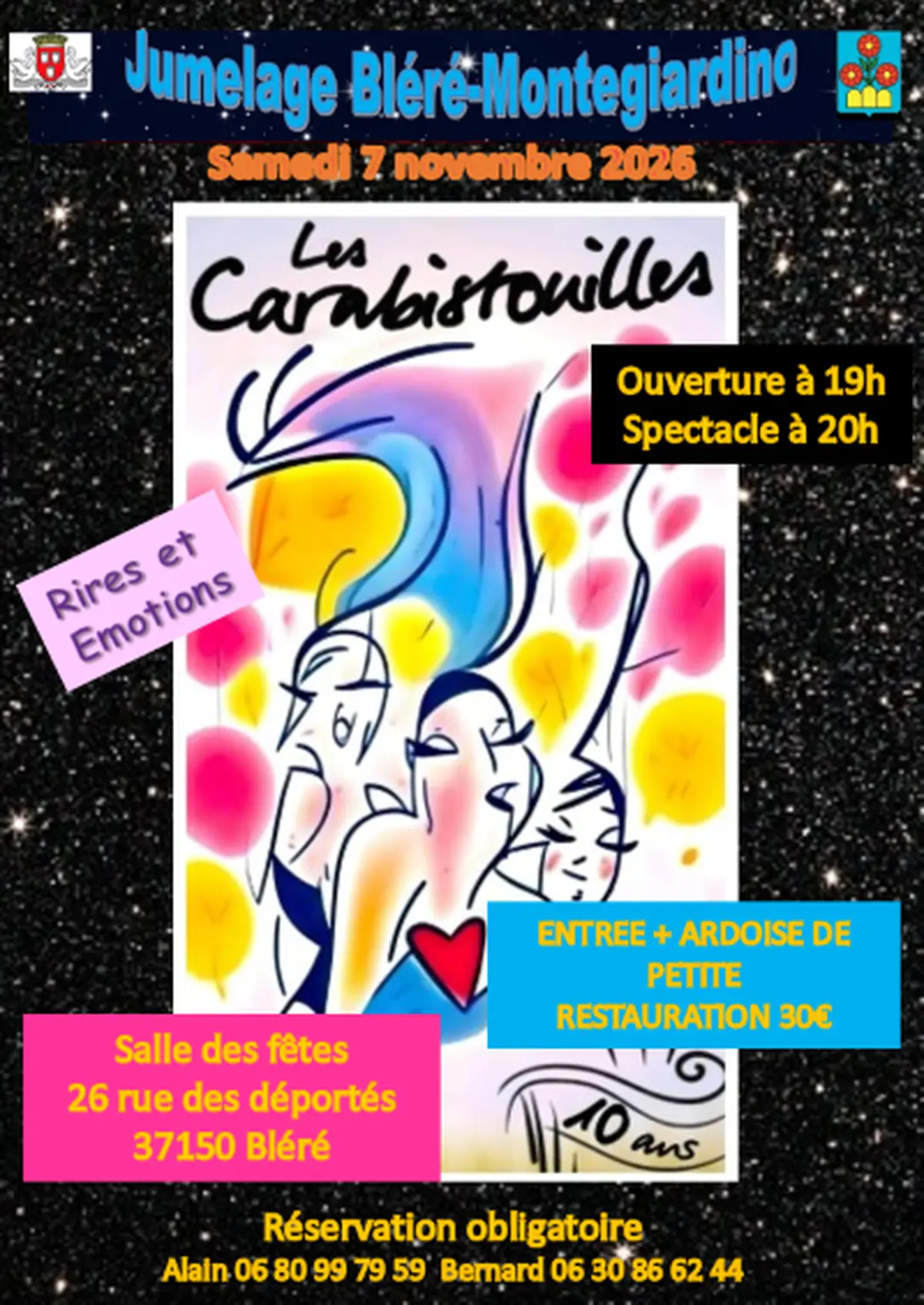 Soirée cabaret Les Carabistouilles