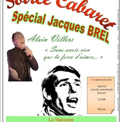 Soirée Cabaret spécial Jacques Brel