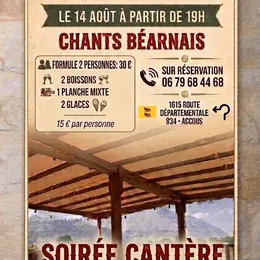 Soirée cantère