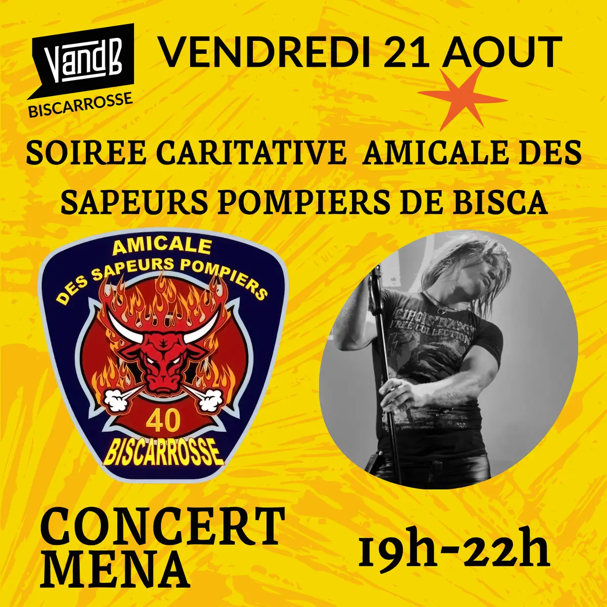 Soirée caritative Amicale Sapeurs Pompiers Bisca