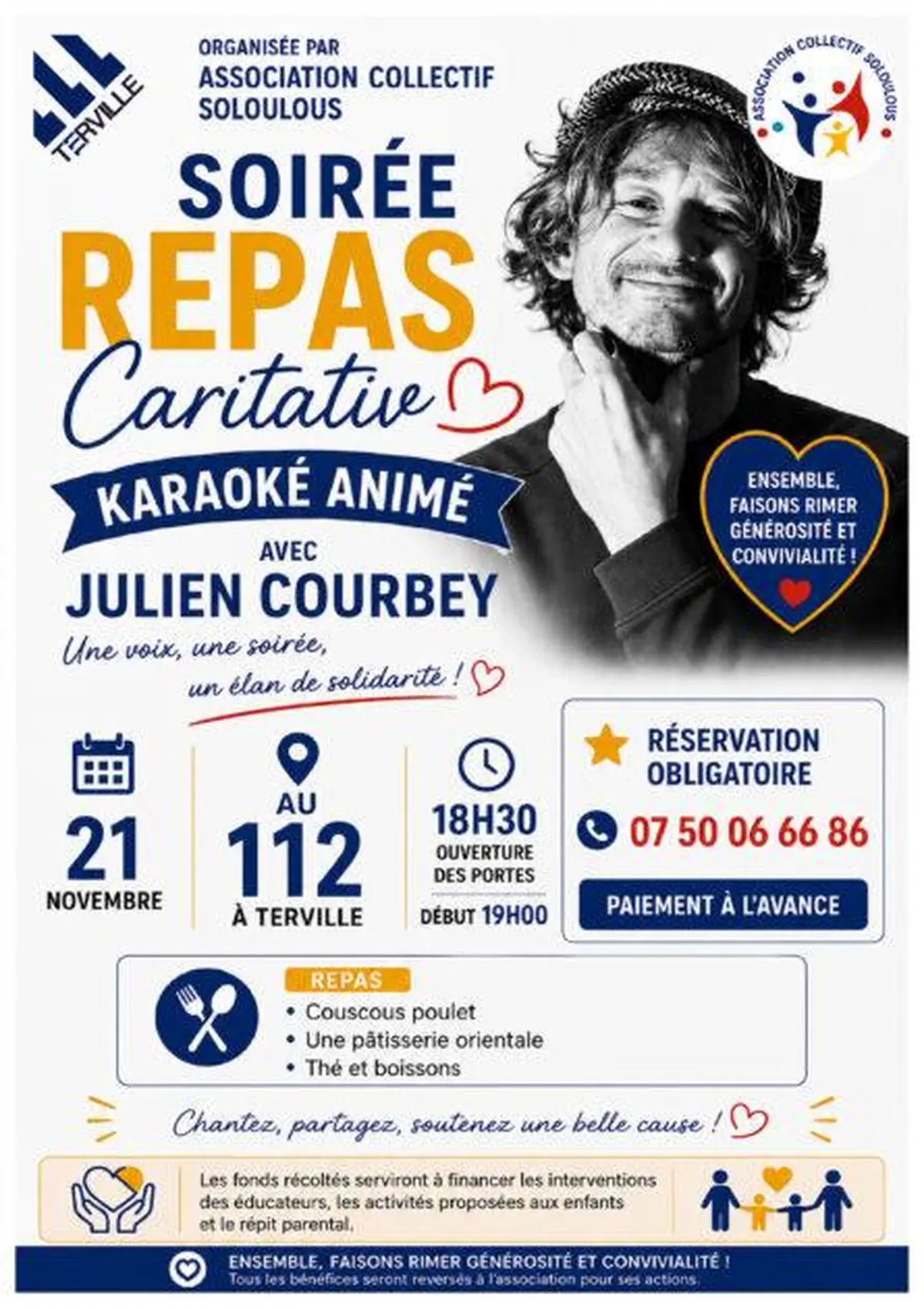 Soirée Caritative et karaoké