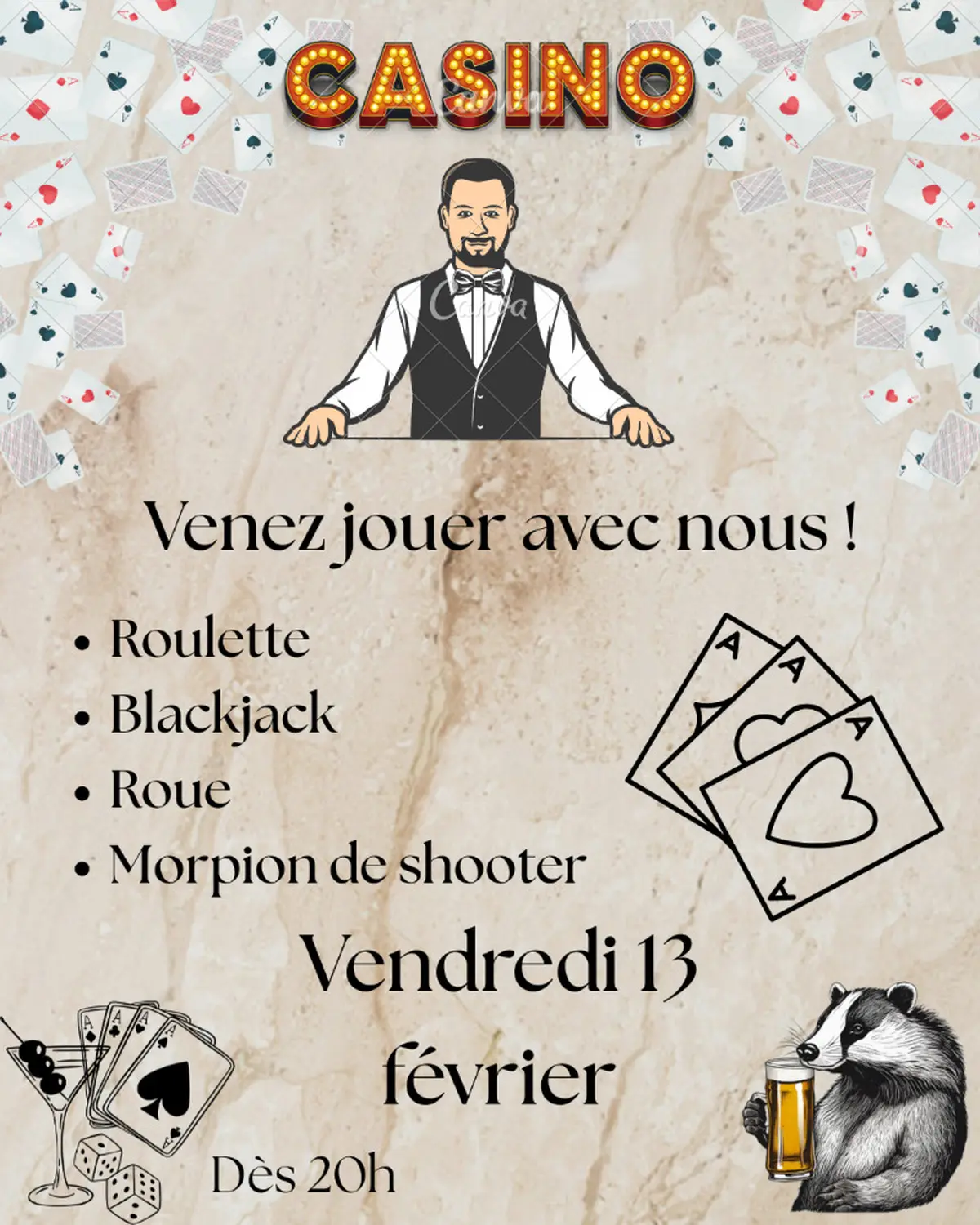 Soirée Casino