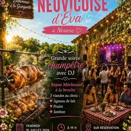 soirée champêtre a la guinguette neuvicoise d'eva
