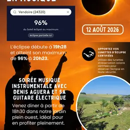 Soirée champêtre éclipse et étoiles en musique