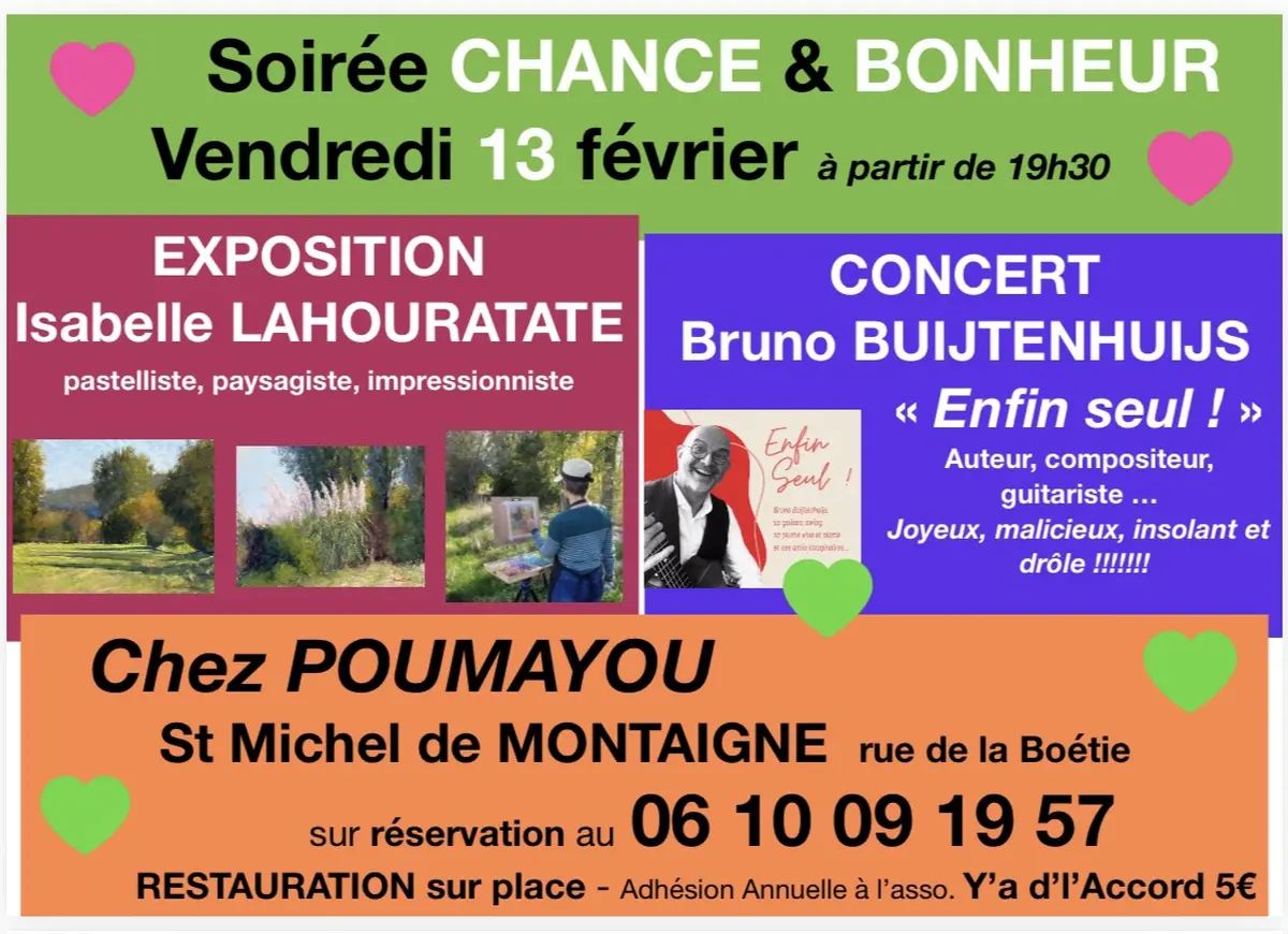Soirée Chance et bonheur  chez Poumayou