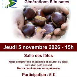 Soirée chataignes
