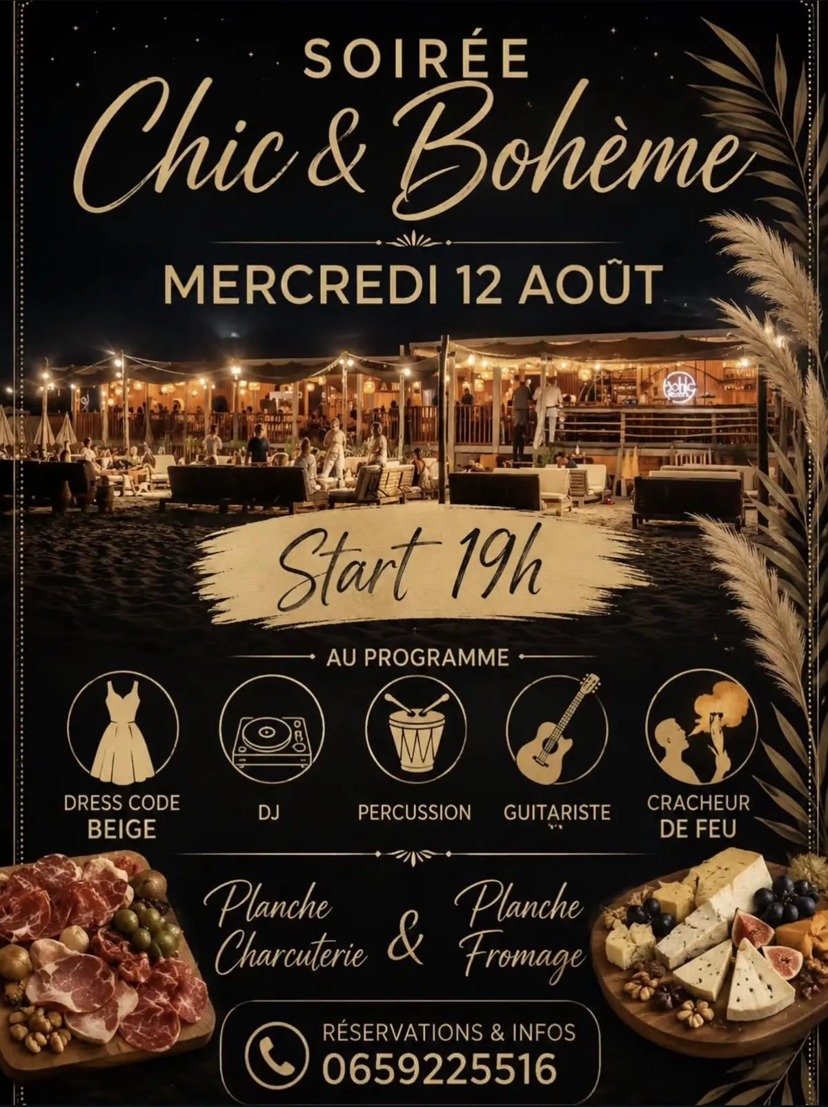 Soirée Chic & Bohème au Boho Beach