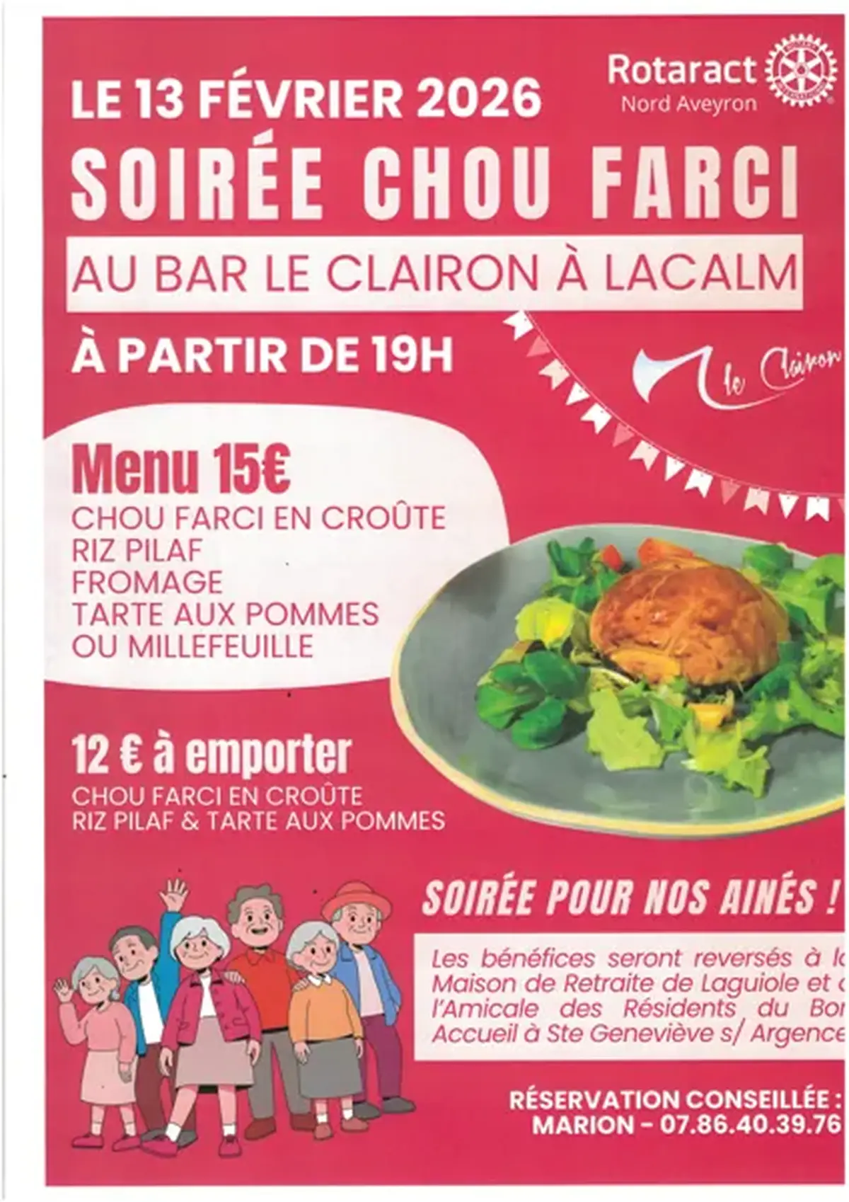 Soirée chou farci