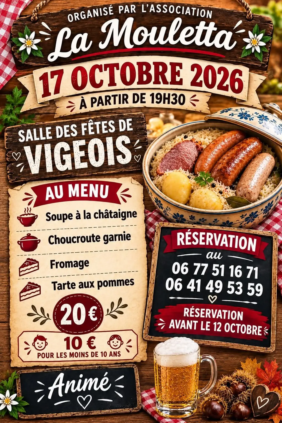 Soirée Choucroute